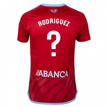 Kandiny Lapset Manu Rodríguez #0 Punainen Vieraspaita 2023/24 Lyhythihainen Paita T-Paita