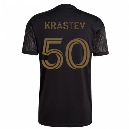 Kandiny Miesten Filip Krastev #50 Musta Kotipaita 2023/24 Lyhythihainen Paita T-Paita