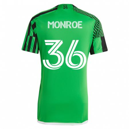 Kandiny Miesten Greg Monroe #36 Vihreä Musta Kotipaita 2023/24 Lyhythihainen Paita T-Paita