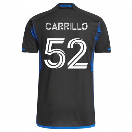 Kandiny Miesten Israel Carrillo #52 Sininen Musta Kotipaita 2023/24 Lyhythihainen Paita T-Paita
