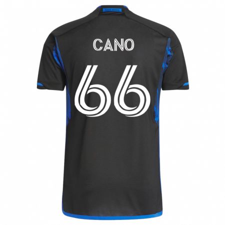 Kandiny Miesten Alejandro Cano #66 Sininen Musta Kotipaita 2023/24 Lyhythihainen Paita T-Paita