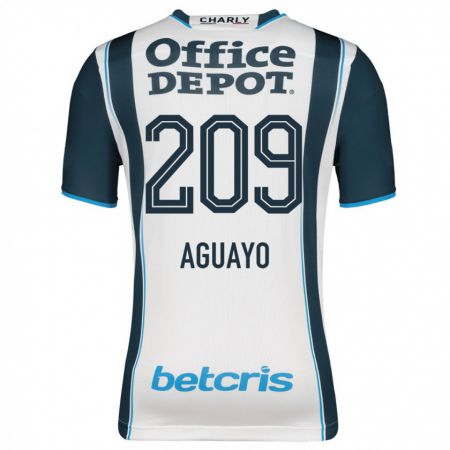 Kandiny Miesten Sergio Aguayo #209 Laivasto Kotipaita 2023/24 Lyhythihainen Paita T-Paita