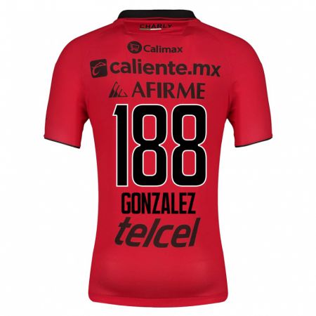 Kandiny Miesten Jorge González #188 Punainen Kotipaita 2023/24 Lyhythihainen Paita T-Paita