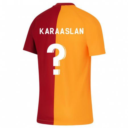 Kandiny Miesten Ahmet Kerem Karaaslan #0 Oranssi Kotipaita 2023/24 Lyhythihainen Paita T-Paita