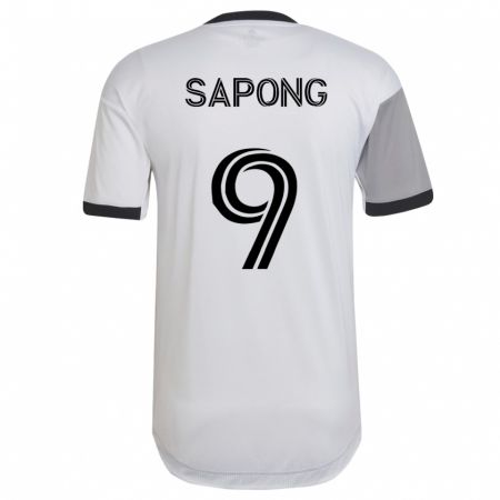 Kandiny Miesten C.j. Sapong #9 Valkoinen Vieraspaita 2023/24 Lyhythihainen Paita T-Paita