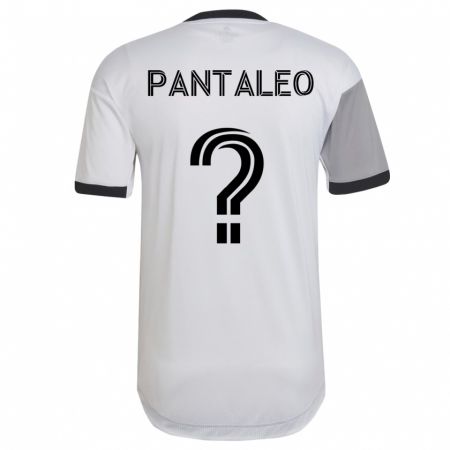 Kandiny Miesten Adamo Pantaleo #0 Valkoinen Vieraspaita 2023/24 Lyhythihainen Paita T-Paita