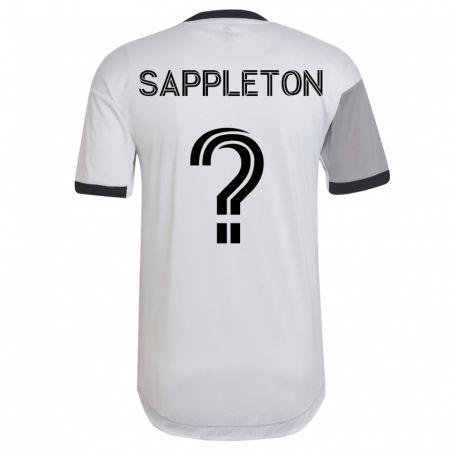 Kandiny Miesten Spencer Sappleton #0 Valkoinen Vieraspaita 2023/24 Lyhythihainen Paita T-Paita