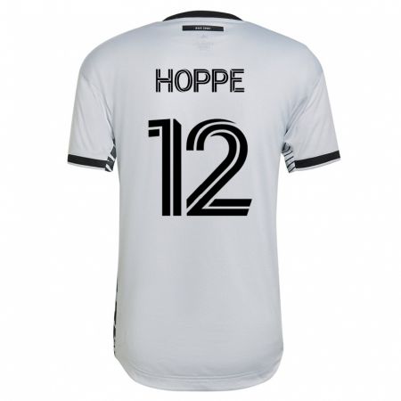 Kandiny Miesten Matthew Hoppe #12 Valkoinen Vieraspaita 2023/24 Lyhythihainen Paita T-Paita