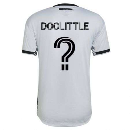 Kandiny Miesten Brooks Doolittle #0 Valkoinen Vieraspaita 2023/24 Lyhythihainen Paita T-Paita