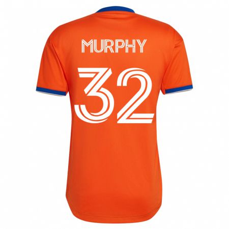 Kandiny Miesten Ian Murphy #32 Valkoinen Vieraspaita 2023/24 Lyhythihainen Paita T-Paita