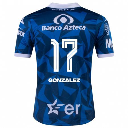 Kandiny Miesten Andrea González #17 Sininen Vieraspaita 2023/24 Lyhythihainen Paita T-Paita