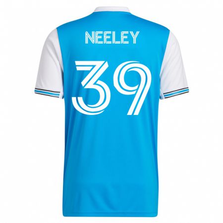 Kandiny Naisten Jack Neeley #39 Sininen Kotipaita 2023/24 Lyhythihainen Paita T-Paita