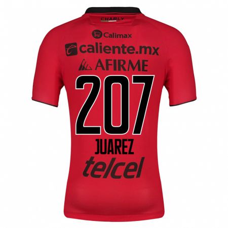 Kandiny Naisten José Juárez #207 Punainen Kotipaita 2023/24 Lyhythihainen Paita T-Paita