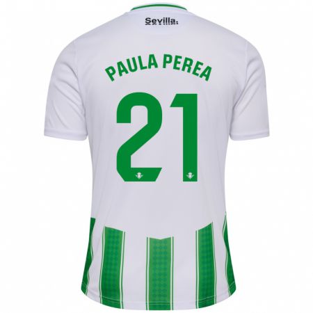 Kandiny Lapset Paula Perea Ramírez #21 Valkoinen Kotipaita 2023/24 Lyhythihainen Paita T-Paita
