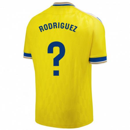 Kandiny Lapset Antonio Rodríguez #0 Keltainen Kotipaita 2023/24 Lyhythihainen Paita T-Paita