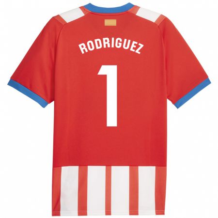 Kandiny Lapset Maria Rodríguez #1 Punainen Valkoinen Kotipaita 2023/24 Lyhythihainen Paita T-Paita