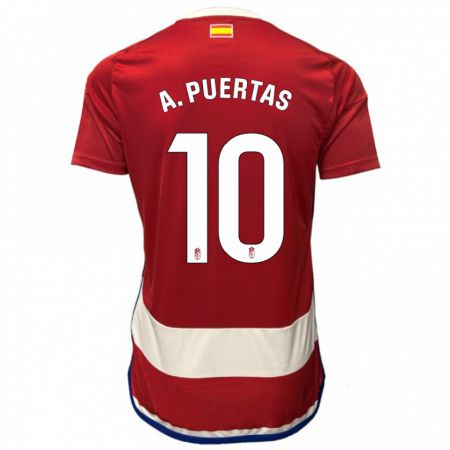 Kandiny Lapset Antonio Puertas #10 Punainen Kotipaita 2023/24 Lyhythihainen Paita T-Paita