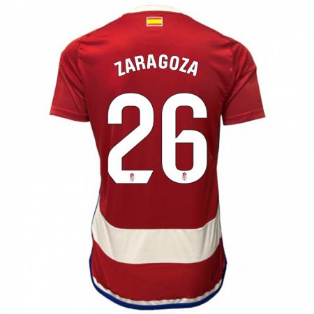 Kandiny Lapset Bryan Zaragoza #26 Punainen Kotipaita 2023/24 Lyhythihainen Paita T-Paita