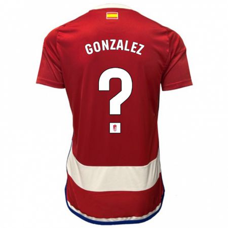 Kandiny Lapset Paco González #0 Punainen Kotipaita 2023/24 Lyhythihainen Paita T-Paita