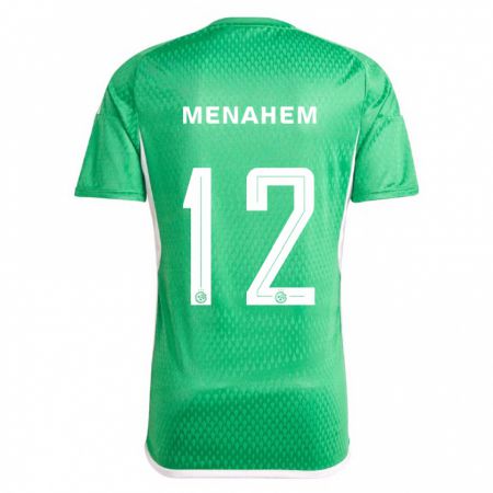 Kandiny Lapset Sun Menahem #12 Valkoinen Sininen Kotipaita 2023/24 Lyhythihainen Paita T-Paita