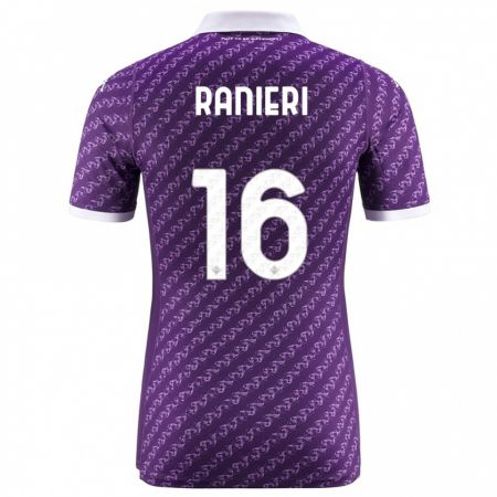 Kandiny Lapset Luca Ranieri #16 Violetti Kotipaita 2023/24 Lyhythihainen Paita T-Paita
