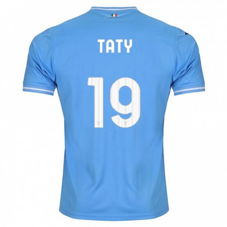 Kandiny Lapset Taty Castellanos #19 Sininen Kotipaita 2023/24 Lyhythihainen Paita T-Paita