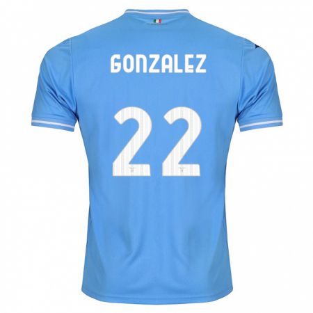 Kandiny Lapset Diego González #22 Sininen Kotipaita 2023/24 Lyhythihainen Paita T-Paita