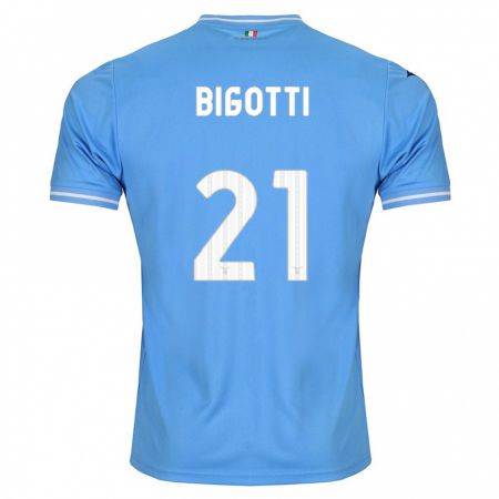 Kandiny Lapset Massimo Bigotti #21 Sininen Kotipaita 2023/24 Lyhythihainen Paita T-Paita