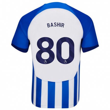 Kandiny Lapset Sahil Bashir #80 Sininen Kotipaita 2023/24 Lyhythihainen Paita T-Paita