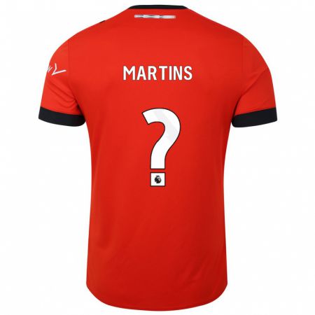 Kandiny Lapset Dominic Dos Santos Martins #0 Punainen Kotipaita 2023/24 Lyhythihainen Paita T-Paita