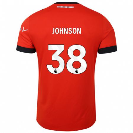Kandiny Lapset Joe Johnson #38 Punainen Kotipaita 2023/24 Lyhythihainen Paita T-Paita