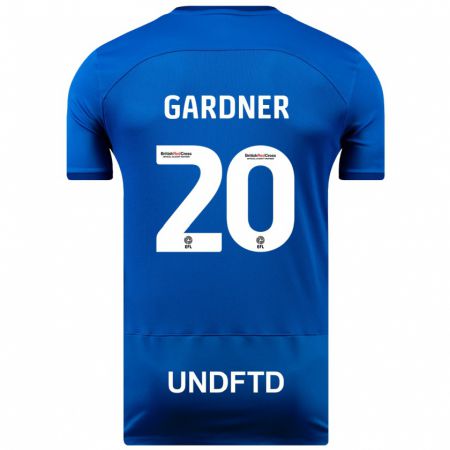 Kandiny Lapset Gary Gardner #20 Sininen Kotipaita 2023/24 Lyhythihainen Paita T-Paita