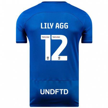 Kandiny Lapset Lily Agg #12 Sininen Kotipaita 2023/24 Lyhythihainen Paita T-Paita