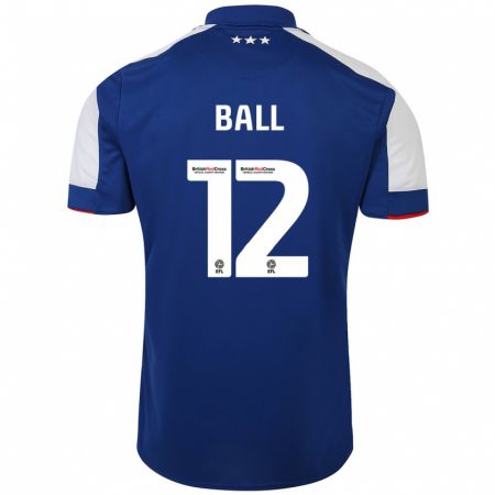 Kandiny Lapset Dominic Ball #12 Sininen Kotipaita 2023/24 Lyhythihainen Paita T-Paita