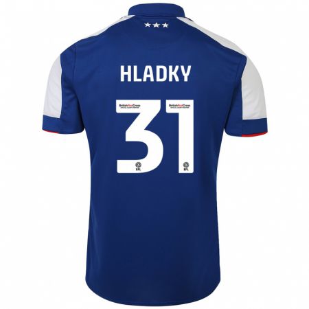 Kandiny Lapset Vaclav Hladky #31 Sininen Kotipaita 2023/24 Lyhythihainen Paita T-Paita
