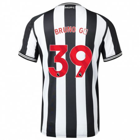 Kandiny Lapset Bruno Guimarães #39 Musta Valkoinen Kotipaita 2023/24 Lyhythihainen Paita T-Paita