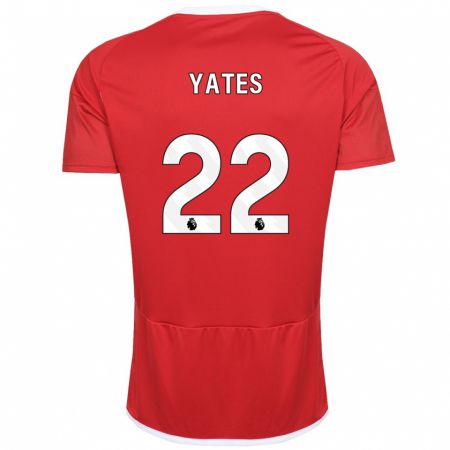 Kandiny Lapset Ryan Yates #22 Punainen Kotipaita 2023/24 Lyhythihainen Paita T-Paita