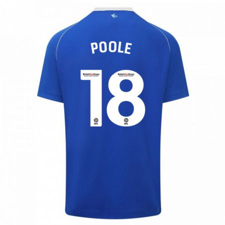 Kandiny Lapset Phoebie Poole #18 Sininen Kotipaita 2023/24 Lyhythihainen Paita T-Paita