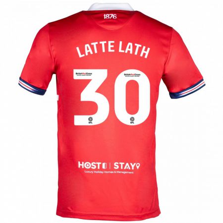Kandiny Lapset Emmanuel Latte Lath #30 Punainen Kotipaita 2023/24 Lyhythihainen Paita T-Paita