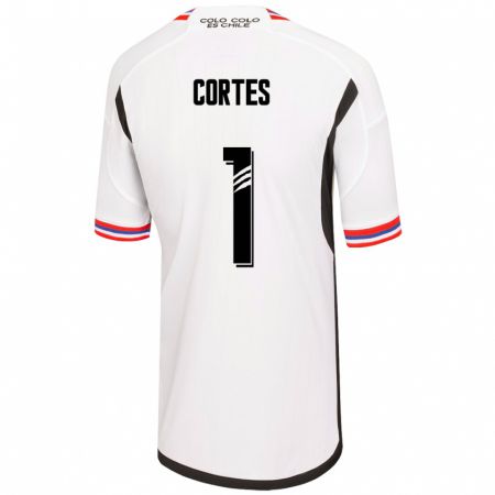 Kandiny Lapset Brayan Cortés #1 Valkoinen Kotipaita 2023/24 Lyhythihainen Paita T-Paita