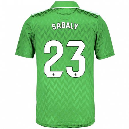 Kandiny Lapset Youssouf Sabaly #23 Vihreä Vieraspaita 2023/24 Lyhythihainen Paita T-Paita