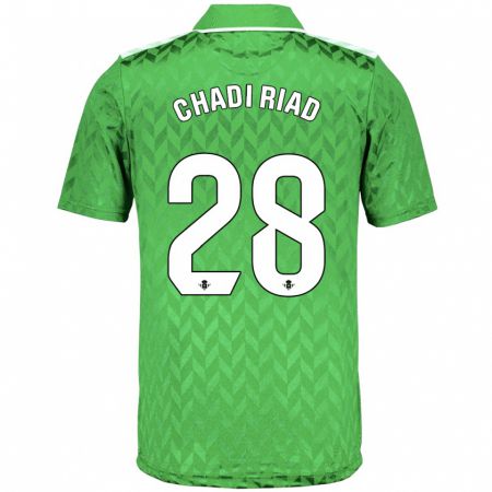 Kandiny Lapset Chadi Riad #28 Vihreä Vieraspaita 2023/24 Lyhythihainen Paita T-Paita