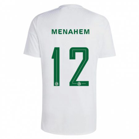 Kandiny Lapset Sun Menahem #12 Vihreä Sininen Vieraspaita 2023/24 Lyhythihainen Paita T-Paita