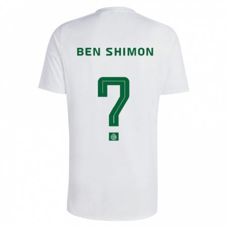 Kandiny Lapset Elad Ben Shimon #0 Vihreä Sininen Vieraspaita 2023/24 Lyhythihainen Paita T-Paita