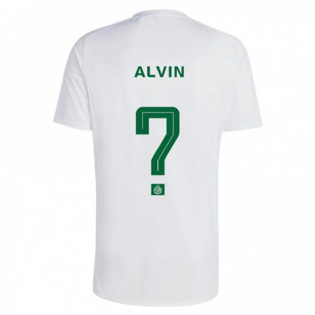Kandiny Lapset Glenn Alvin #0 Vihreä Sininen Vieraspaita 2023/24 Lyhythihainen Paita T-Paita