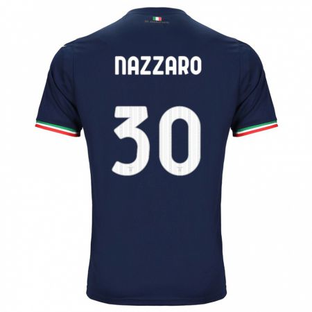 Kandiny Lapset Marco Nazzaro #30 Laivasto Vieraspaita 2023/24 Lyhythihainen Paita T-Paita