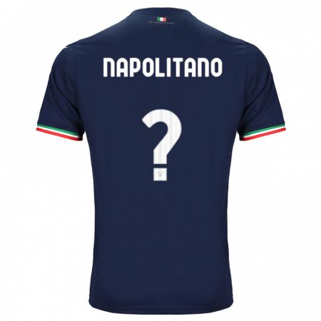 Kandiny Lapset Federico Napolitano #0 Laivasto Vieraspaita 2023/24 Lyhythihainen Paita T-Paita