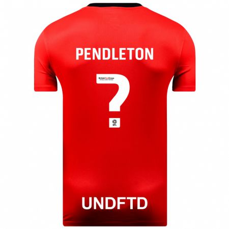 Kandiny Lapset Byron Pendleton #0 Punainen Vieraspaita 2023/24 Lyhythihainen Paita T-Paita