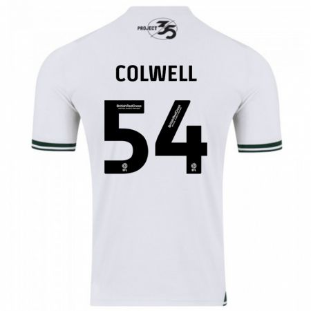 Kandiny Lapset Lewis Colwell #54 Valkoinen Vieraspaita 2023/24 Lyhythihainen Paita T-Paita