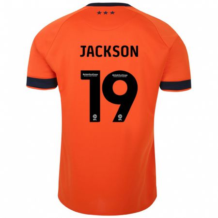 Kandiny Lapset Kayden Jackson #19 Oranssi Vieraspaita 2023/24 Lyhythihainen Paita T-Paita